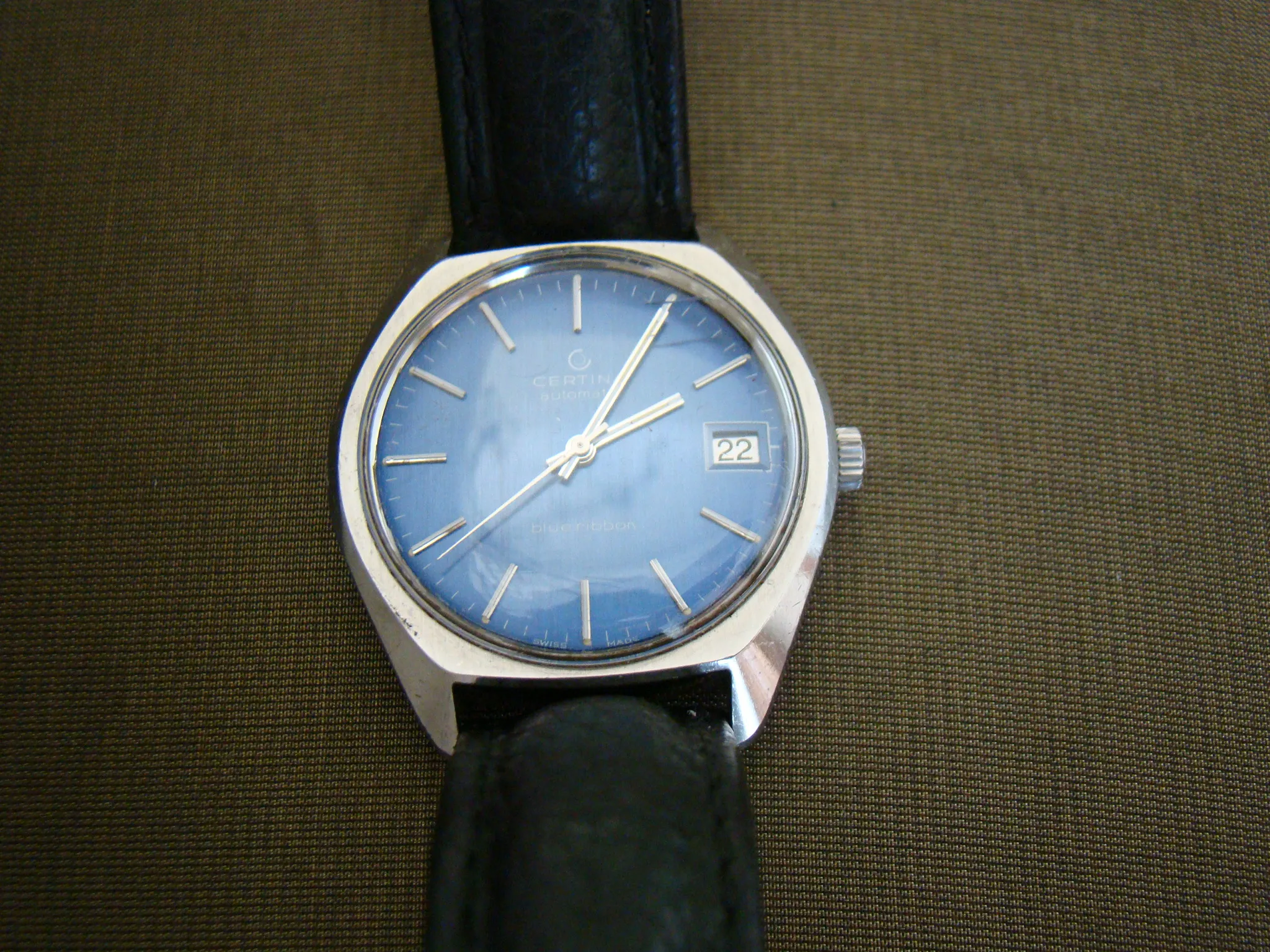 certina stalen heren pols horloge automaat 1977