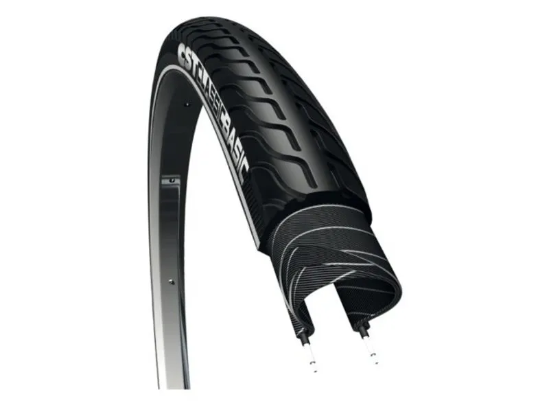 Cst Bub 24×1 3/8 refl classic basic Zwart