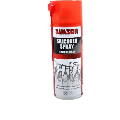 Simson siliconenspray 400ml Rood